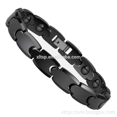 Korea hot sales bio magnetic stainless steel men bracelet